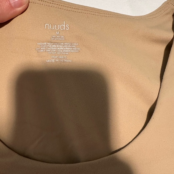 Nuuds long sleeve bodysuit with a scoop neck - Picture 6 of 7